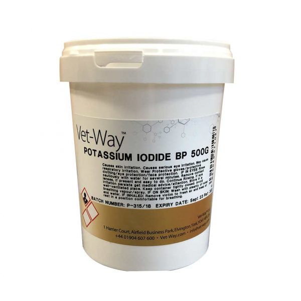Potassium Iodide BP 500g Vet Way Ltd