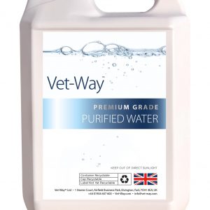 Purified water vet-way