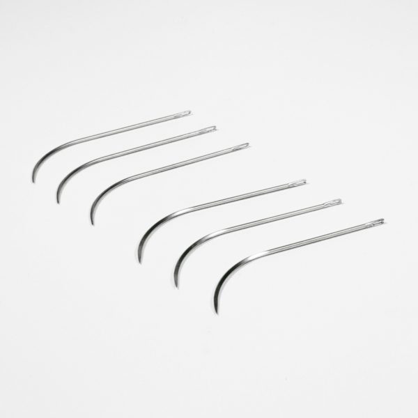 NHCTC NHRB Half Curved Eyed Needles x 1 e1621441656462 Half-Curved Triangular Suture Needle