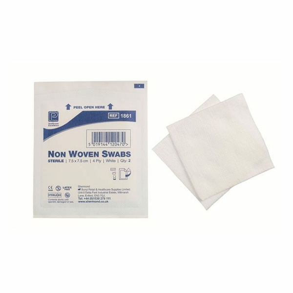 non woven swab wound care dressings Vet Way Non Woven ST Swab 10cmx10cm